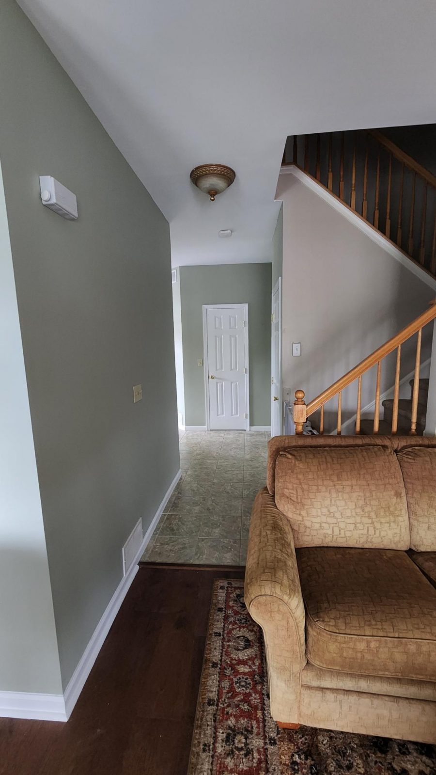 Hallway and Staircase in Northampton, PA after completed residential interior painting project by CertaPro Painters of the Greater Lehigh Valley Preview Image 2