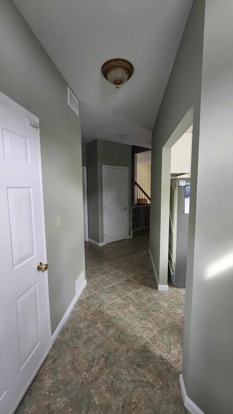 Hallway in Northampton, PA after completed residential interior painting project by CertaPro Painters of the Greater Lehigh Valley Preview Image 1