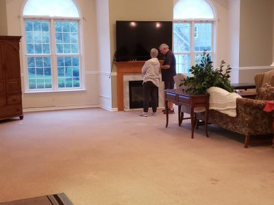 Completed Commercial Interior Painting Project at Upstream Farm Village in Easton, PA - Angle 4