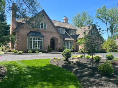 Front Angle of home in Allentown, PA, after completed residential exterior painting project by CertaPro Painters of the Greater Lehigh Valley