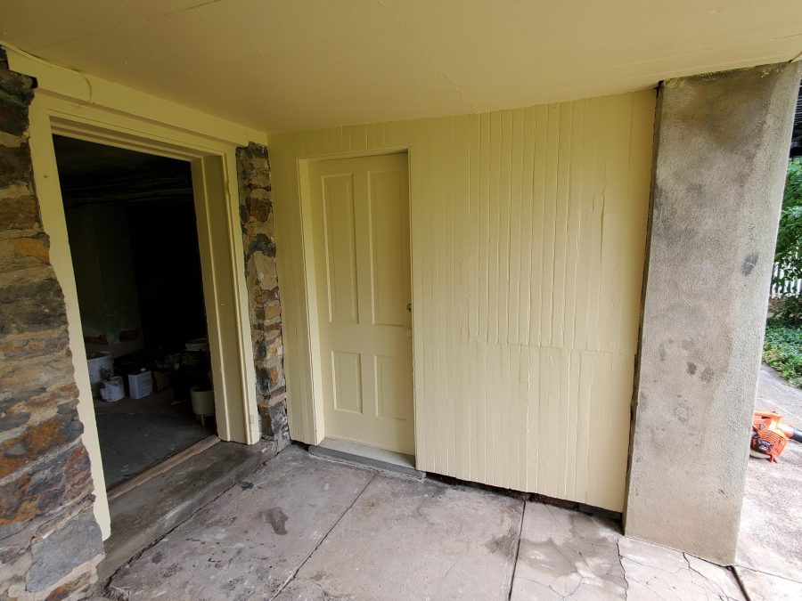 Side Doors of Bethlehem Moravians Property after completed painting project by CertaPro Painters of the Greater Lehigh Valley Preview Image 3