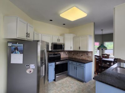 Kitchen in Northampton, PA, after completed residential interior painting project by CertaPro Painters of the Greater Lehigh Valley - Angle 3