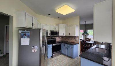 Kitchen in Northampton, PA, after completed residential interior painting project by CertaPro Painters of the Greater Lehigh Valley - Angle 3