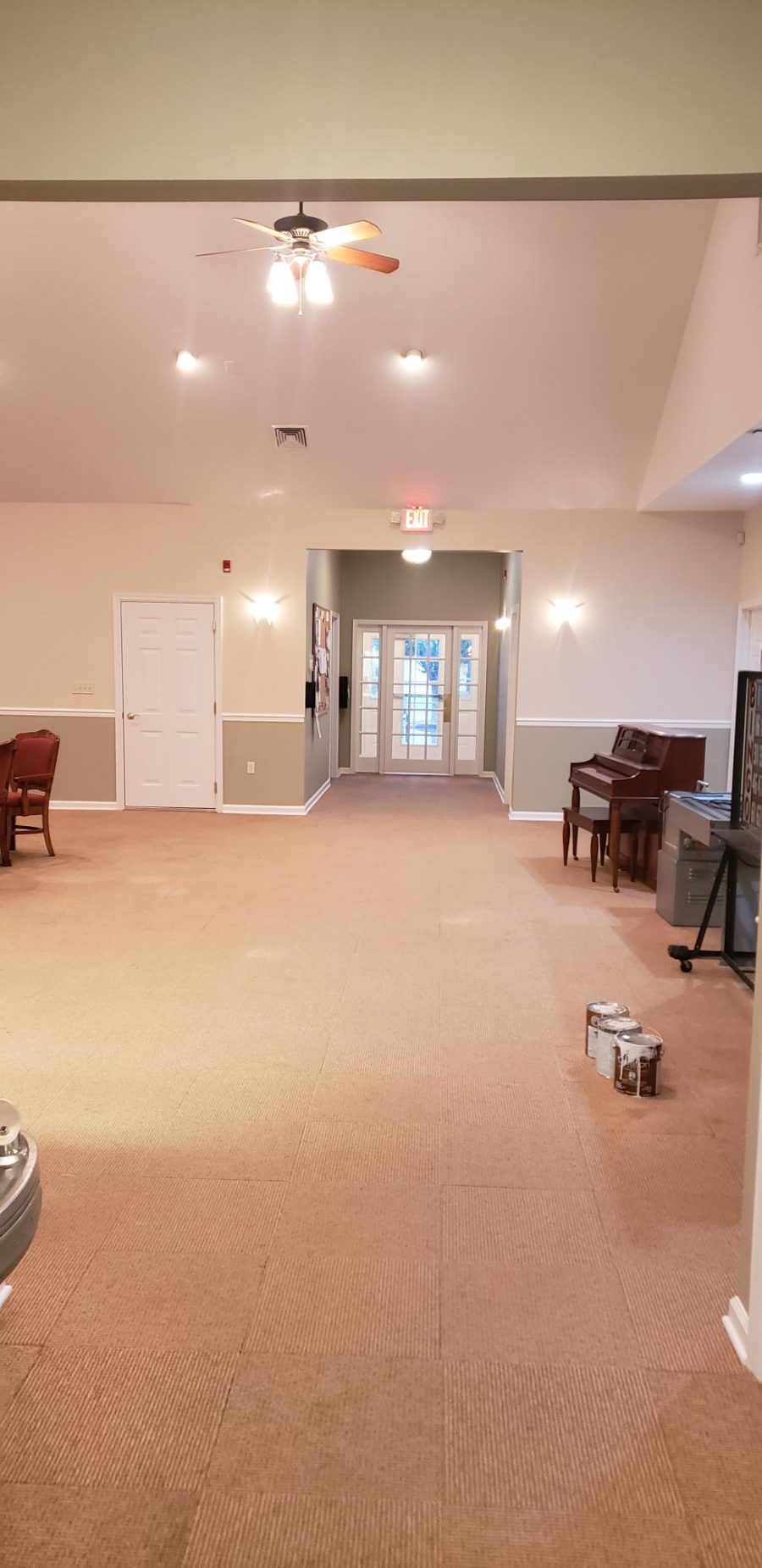 Completed Commercial Interior Painting Project at Upstream Farm Village in Easton, PA - Angle 7 Preview Image 1