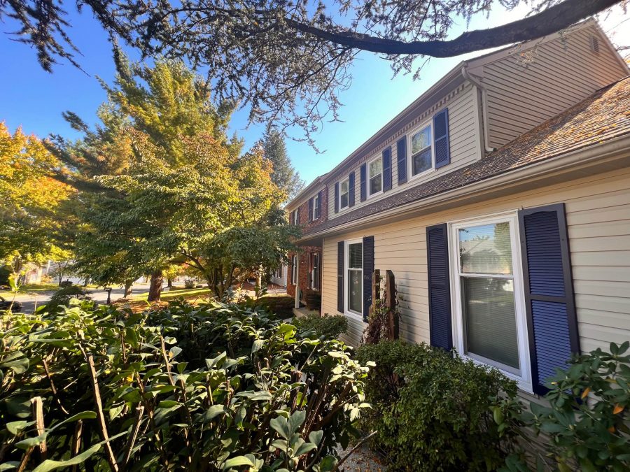 Front Angle of house in Allentown, PA, after completed residential exterior painting project by CertaPro Painters of the Greater Lehigh Valley - Angle 3 Preview Image 1