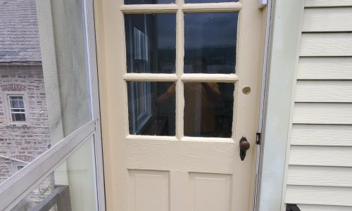 Back Door From Fire Escape - After