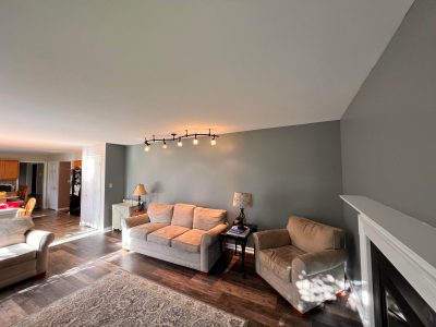 Completed Residential Living Room Painting Project in Macungie, PA - Angle 4