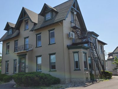 Front Angle of Equinox Property Management in Bethlehem, PA, after completed commercial exterior painting project by CertaPro Painters of the Greater Lehigh Valley