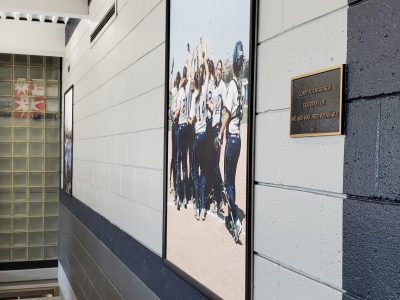 Completed commercial interior painting project at Moravian University Briedegam Hall - Angle 2