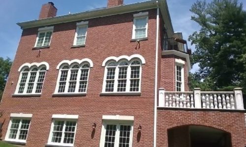 Brick Lime Wash Project Before