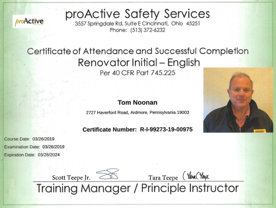 CPP Media EPA Lead certification