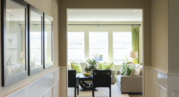 Hallway with Wainscoting