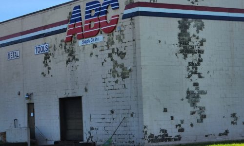 Old Warehouse Walls Prior to Painting