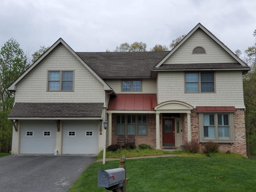 Exterior Painting of Hardie Plank and Cedar Shake Shingles