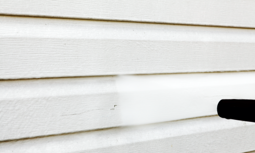 Powerwashing Siding