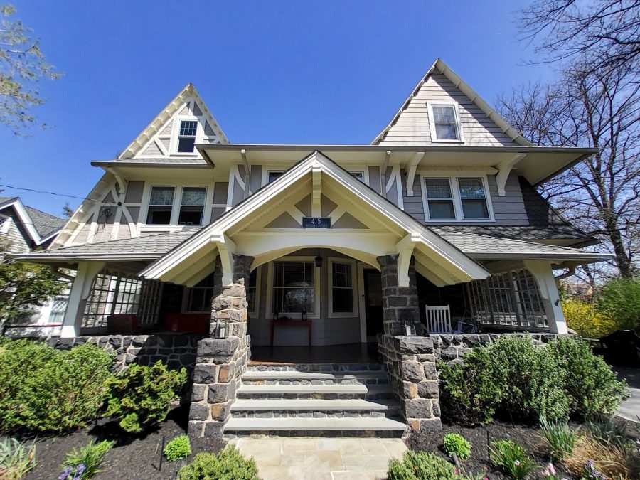 Exterior of house in Wayne, PA