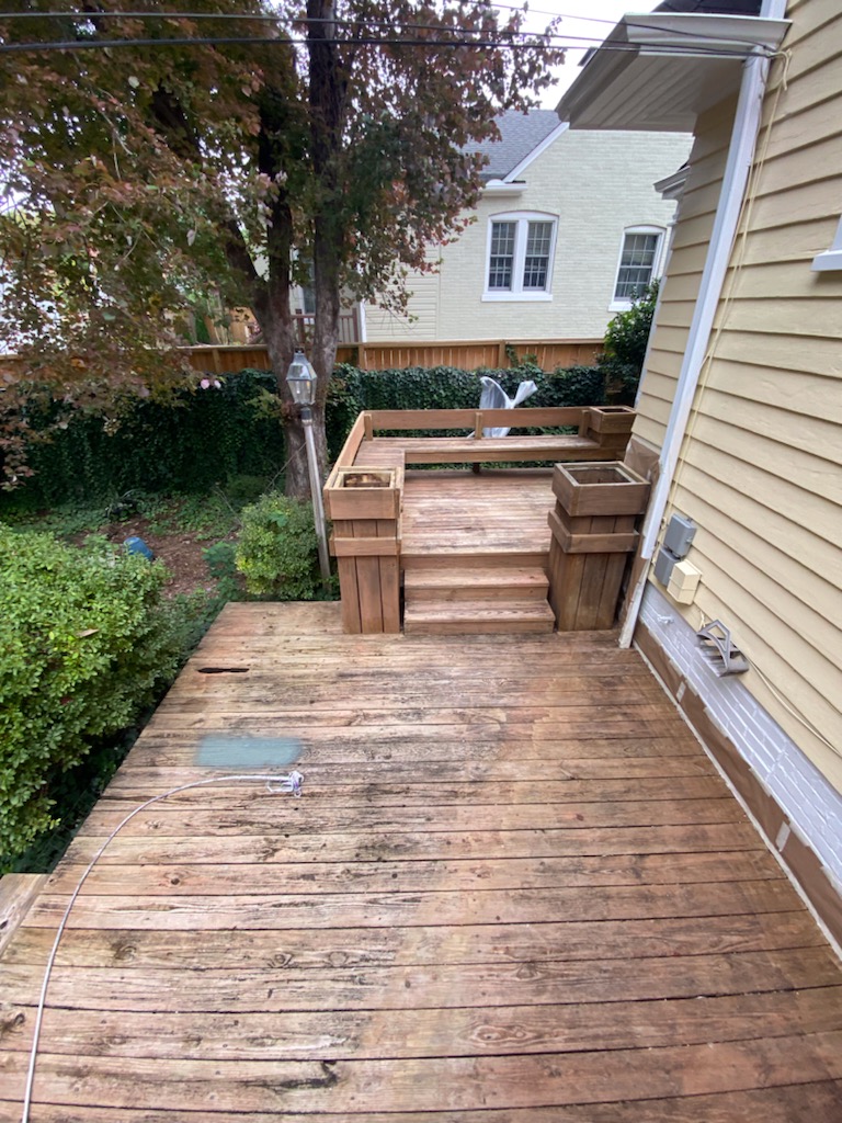 Residential Deck Painting Before