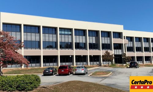 Large Office Building Exterior Painting