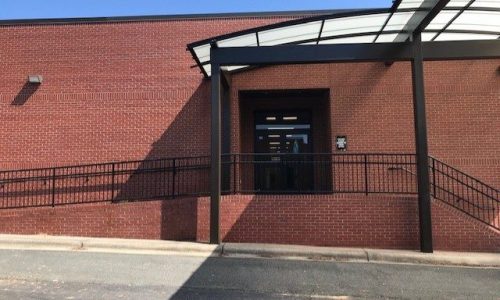 Entrance Canopy & Railings Painting