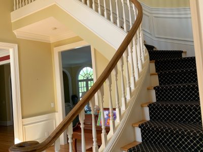 photo of repainted interior in greensboro, nc