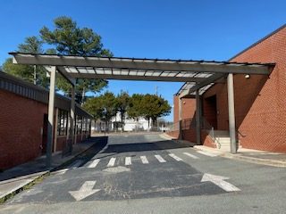 Canopy & Railings (before)