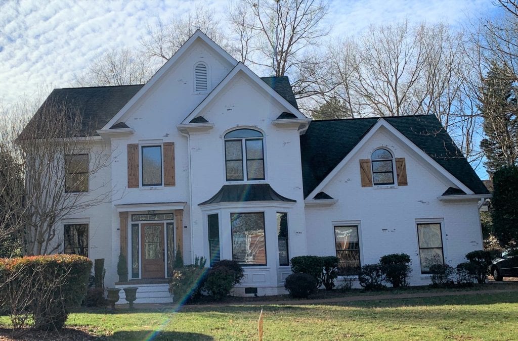 Lime Wash Exterior Brick Greenville East