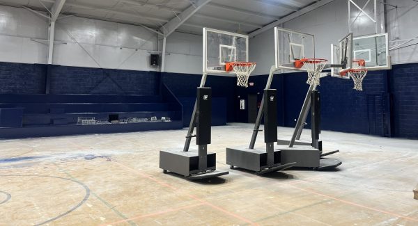 Dark Blue Gym Interior Painting Mauldin, SC