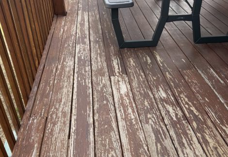 Deck Before Professional Painting