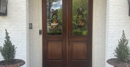 Front Door Staining