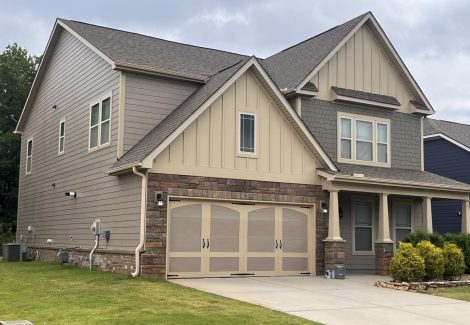Simpsonville, SC Tan Home Exterior Painting