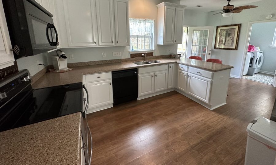 White Cabinet Painting Greenville, SC Preview Image 1