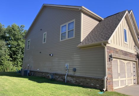 Before Exterior Painting Side of home