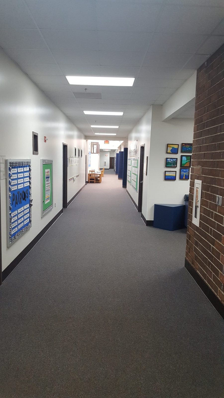 Elementary School Hallway Interior Painting Preview Image 3