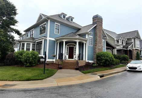 Piedmont, SC Blue Home Exterior Painting