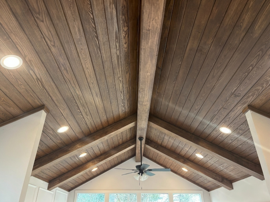 Wood Ceiling Stained in Greenville, SC Preview Image 1
