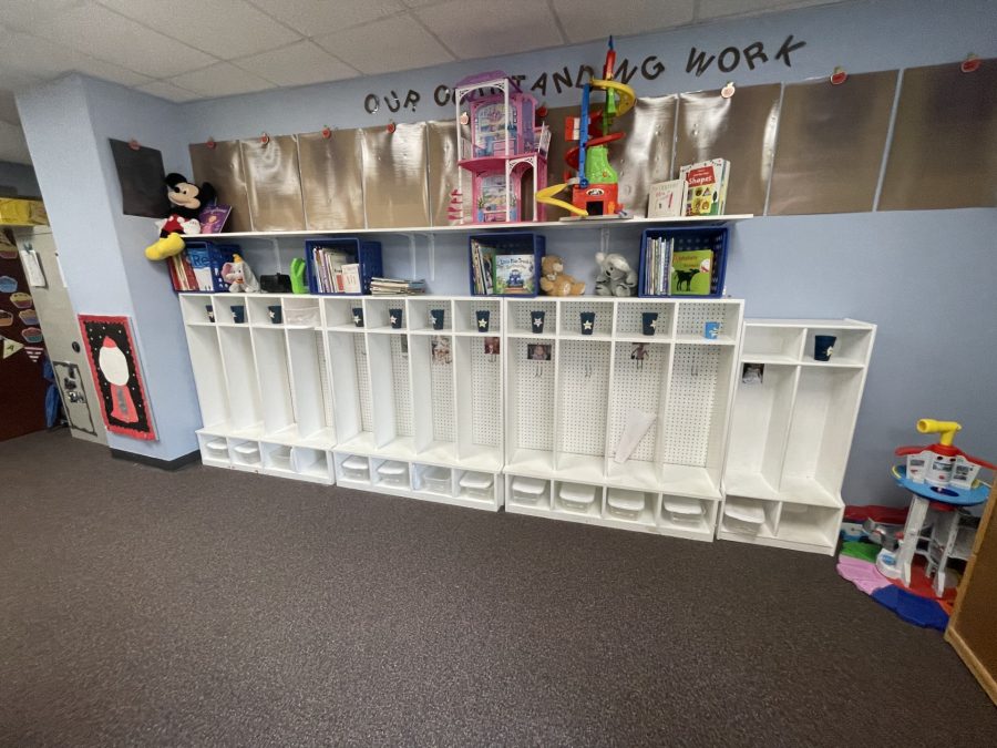Before Professional Classroom Cubbies Painted Preview Image 9