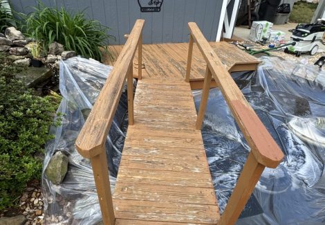 Before Deck Painting and Staining