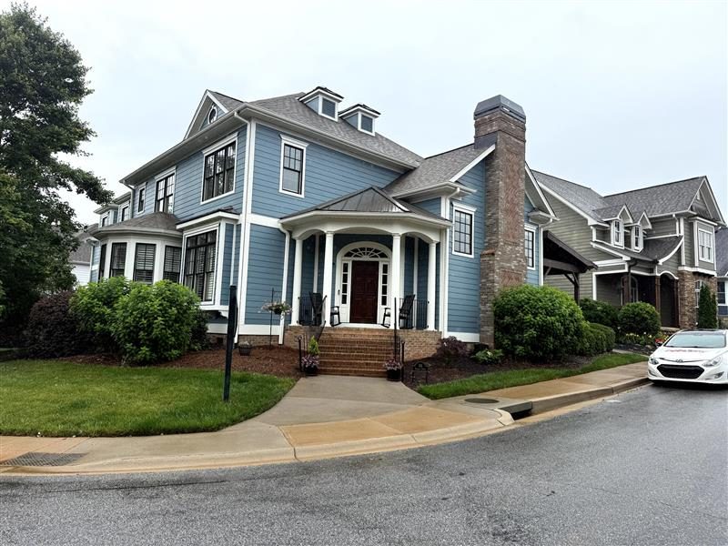 Piedmont, SC Blue Home Exterior Painting Preview Image 1