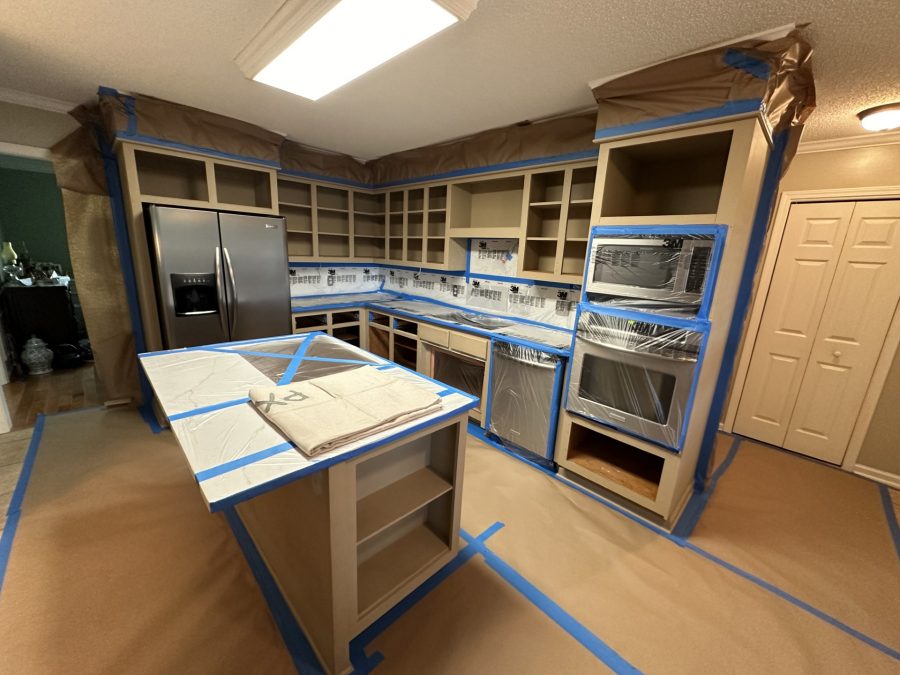 During Professional Cabinet Painting Preview Image 1