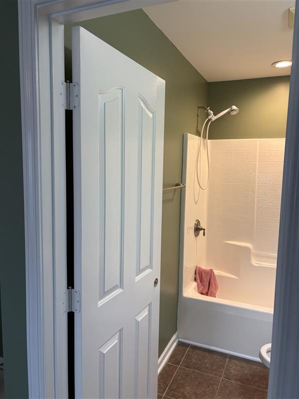 Dark Green Painted Bathroom Simpsonville, SC Preview Image 1
