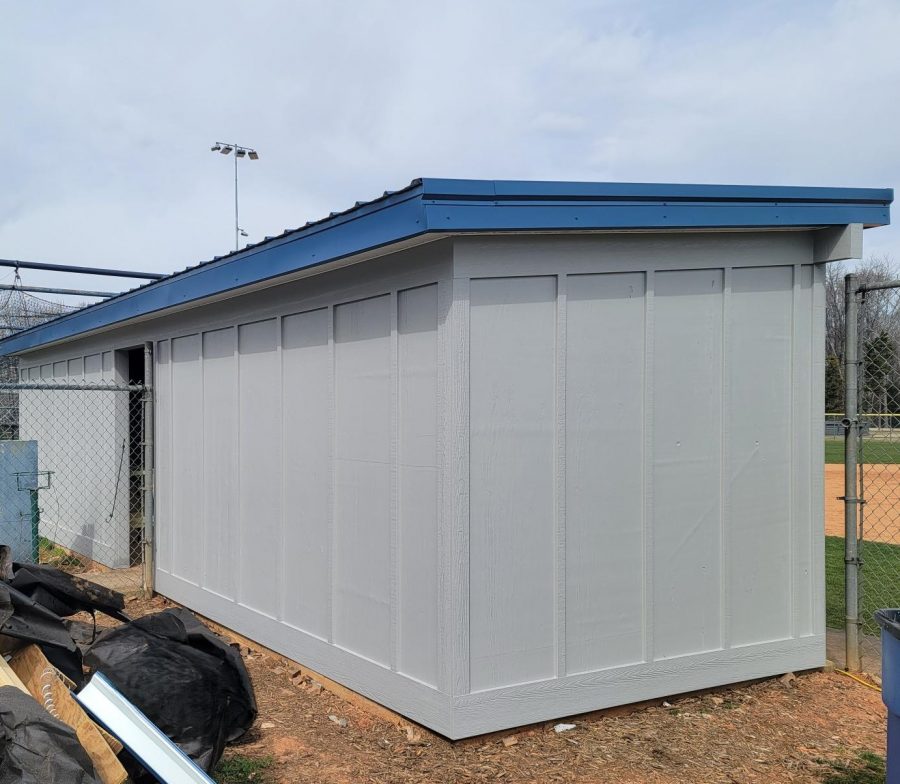 Greenville, SC baseball dugouts painting Preview Image 1