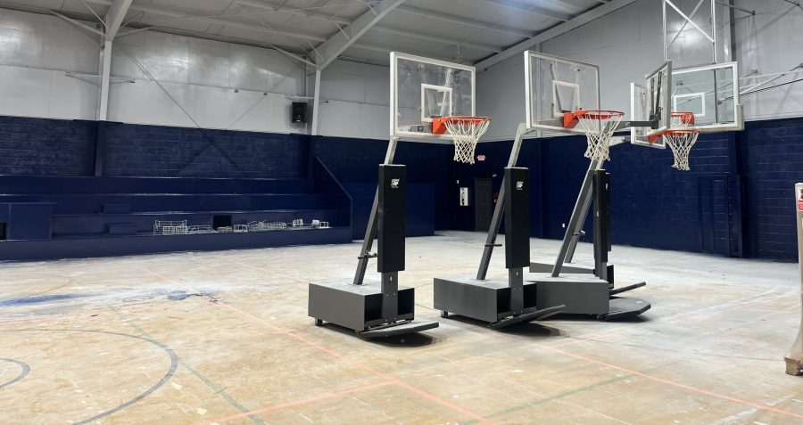 Dark Blue Gym Interior Painting Mauldin, SC Preview Image 1