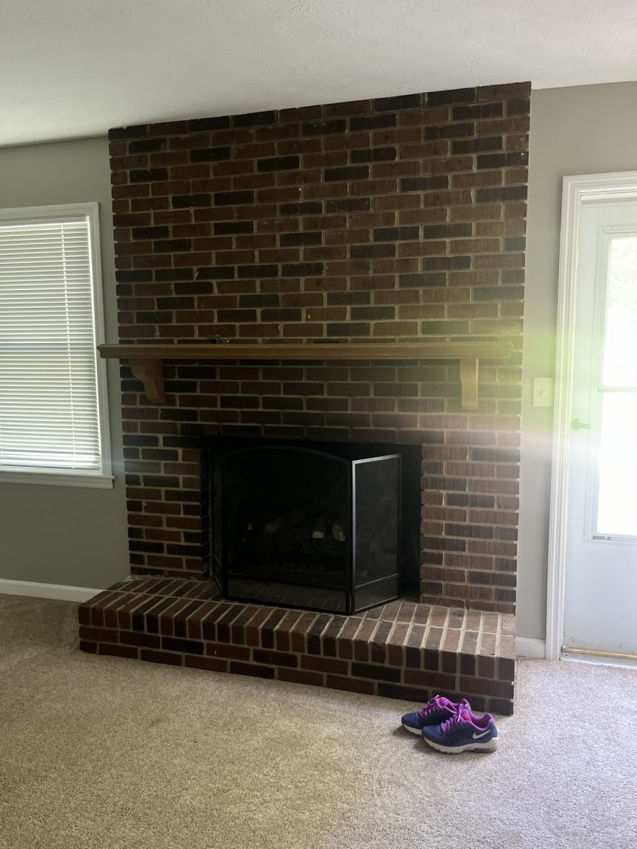 Before Fire Place Painting Greer, SC Preview Image 1