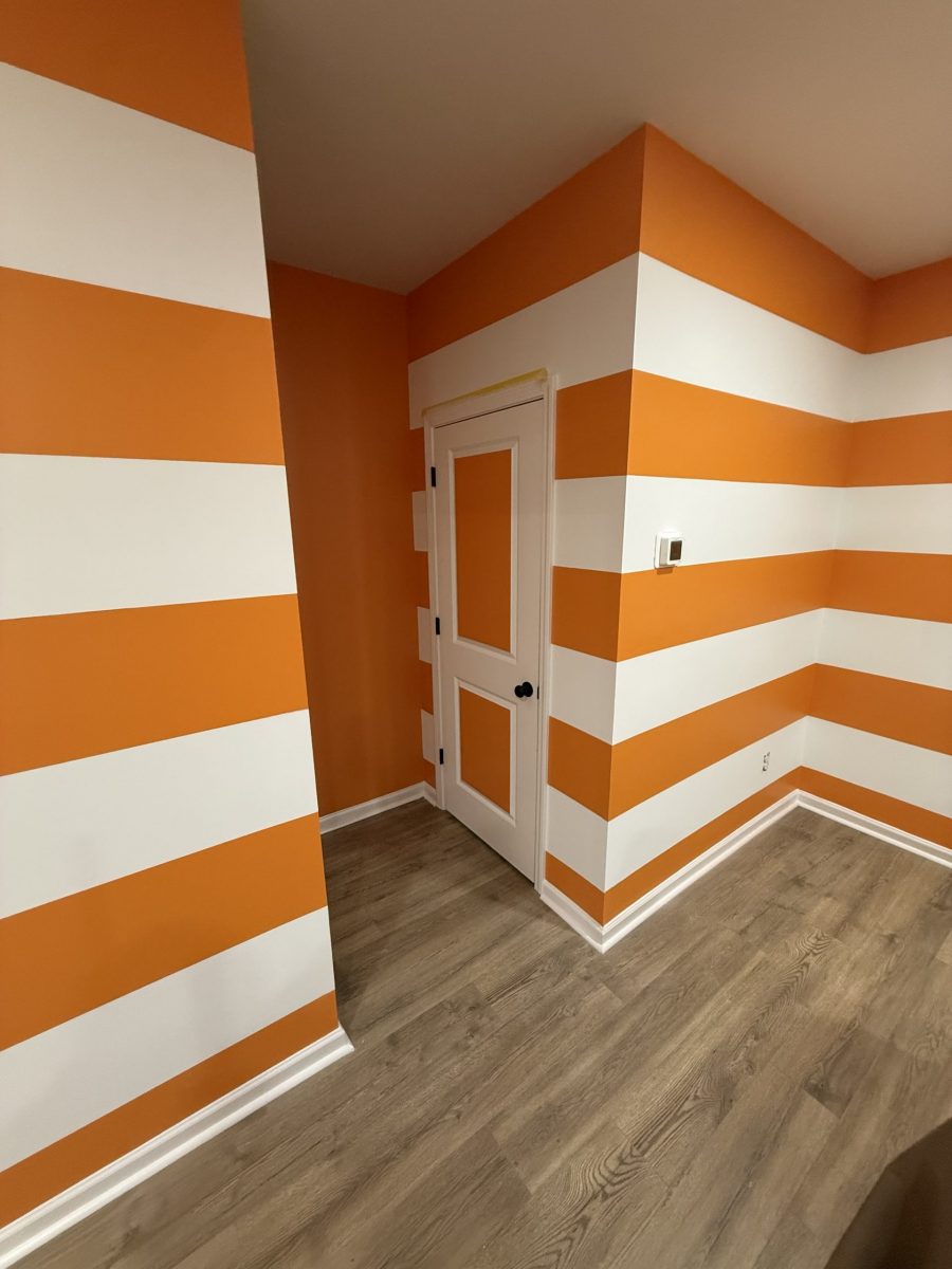 Room Painted with Stripes Simpsonville, SC Preview Image 2