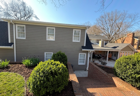 tan house exterior painting
