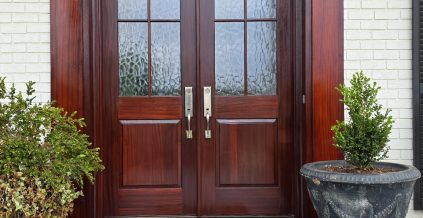Front Door Staining
