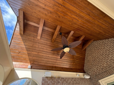 Professional Stained Porch Ceiling Simpsonville, SC