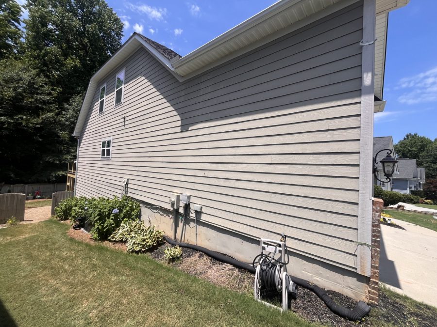 Before Exterior Painting - Tan House Preview Image 5