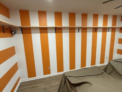 orange striped room Simpsonville, SC