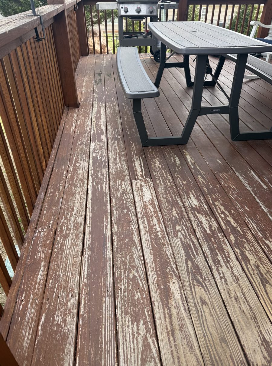 Deck Before Professional Painting Preview Image 4